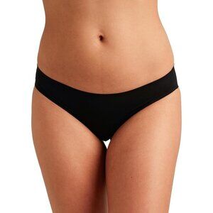 Saalt Seamless Leakproof Bikini - Regular Absorbency - Volcanic Black - Medium